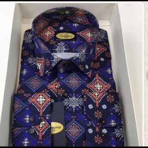 Men’s purple dress/casual shirt. Size L. NWT